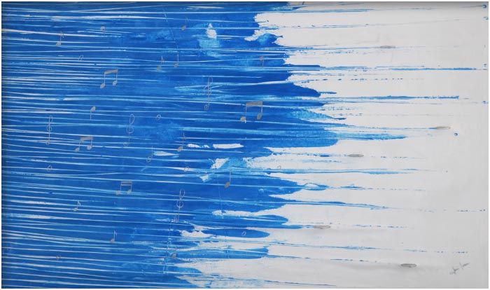 BLUE PASSION Arte POLIDIMENSIONALE di Ivan Melzi